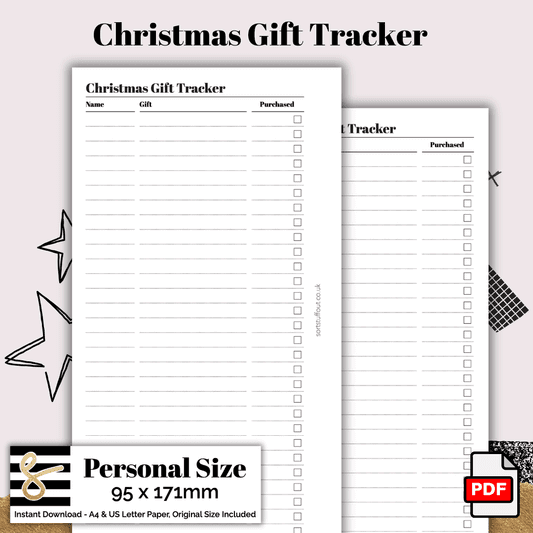 Personal Monthly Budget Printable PDF - Instant Download - Disc or ...