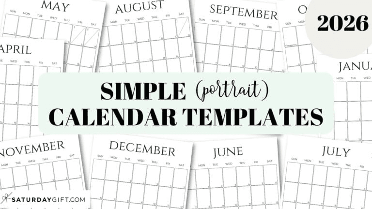 August 2026 Calendar Printable Free