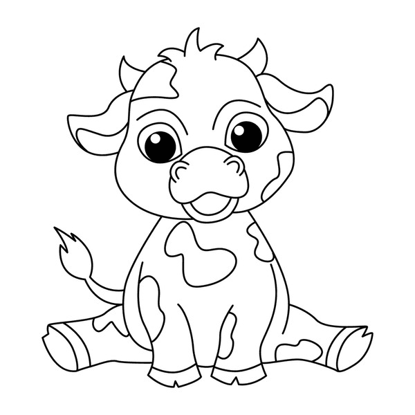 8+ Thousand Cow Coloring Pages Royalty-Free Images, Stock Photos ...