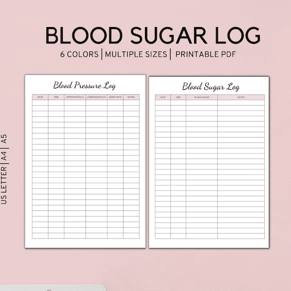 Diabetic Log Books Free Log Printable, Tracker Editable Printable ...
