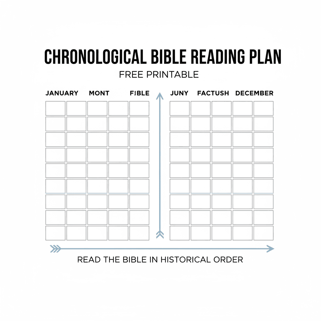 Free Printable Chronological Bible Reading Plan