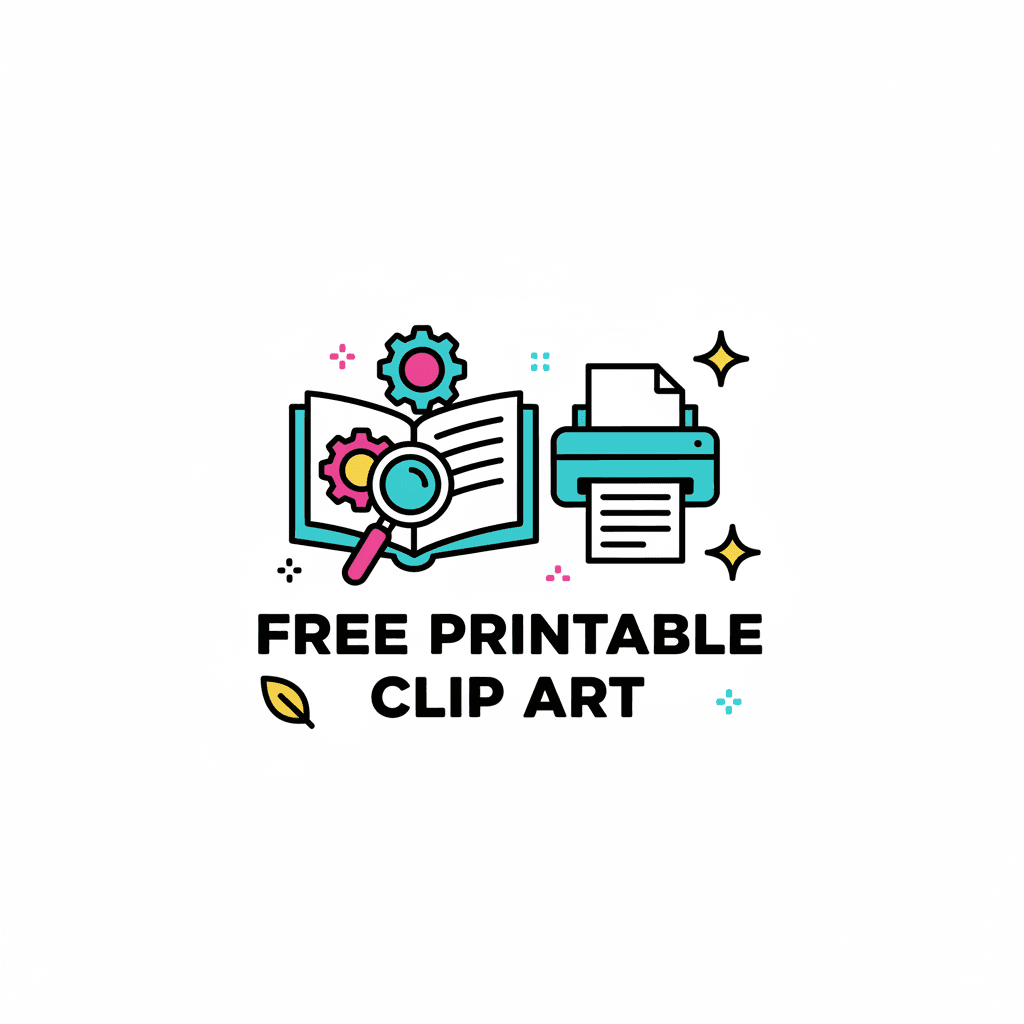 AI Generated: free printable clip art
