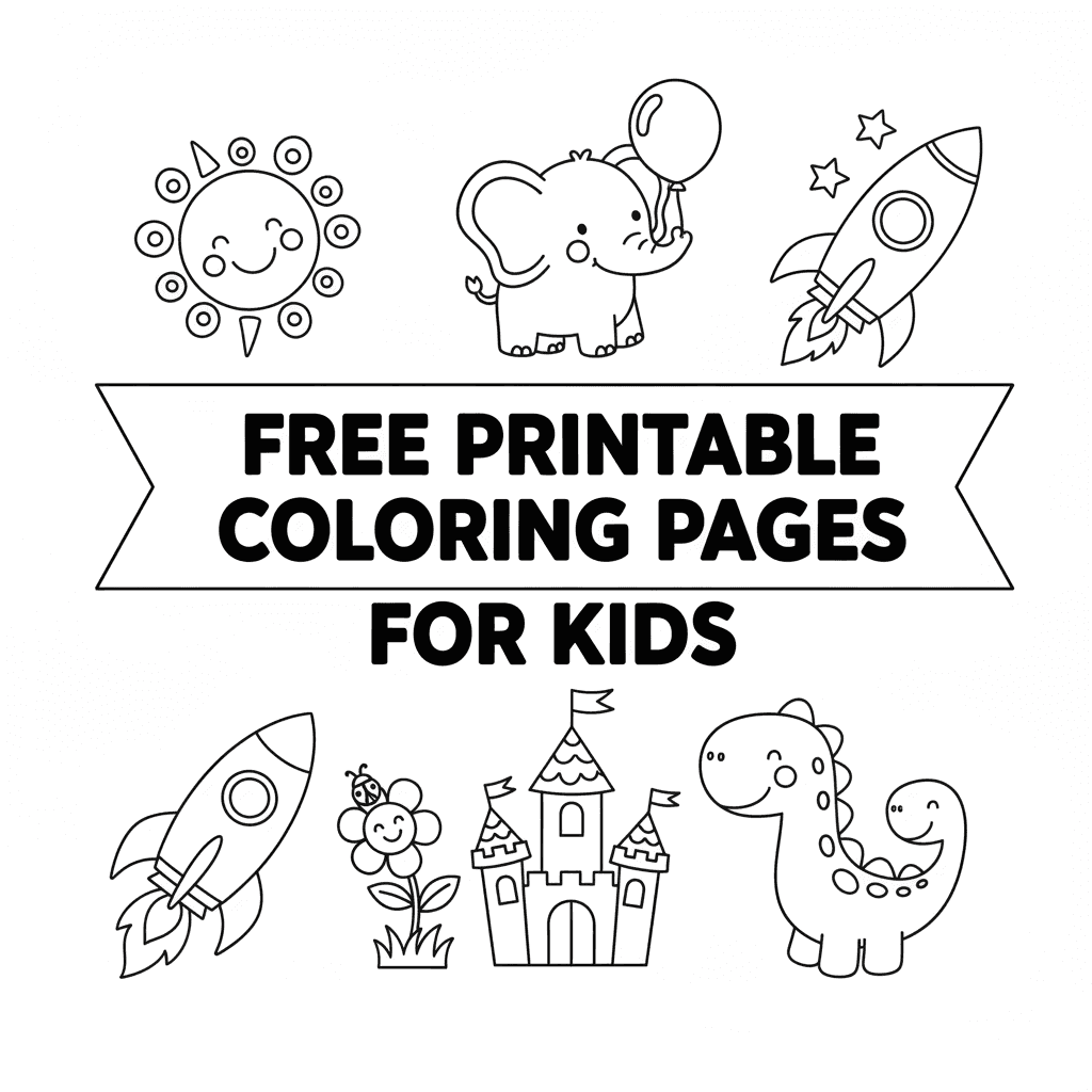 AI Generated: free printable coloring pages for kids
