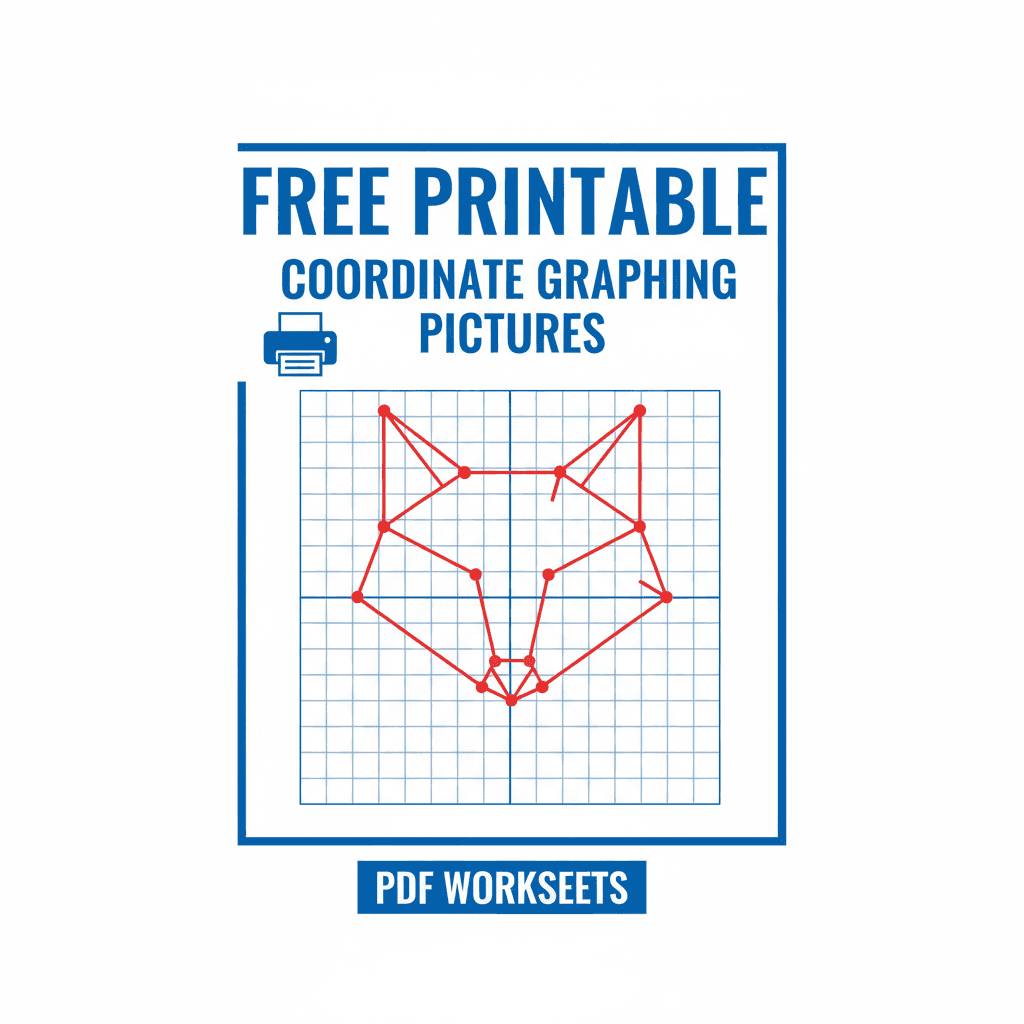 AI Generated: free printable coordinate graphing pictures worksheets pdf