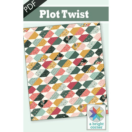 Plot Twist Downloadable PDF Quilt Pattern | A Bright Corner | Fat ...