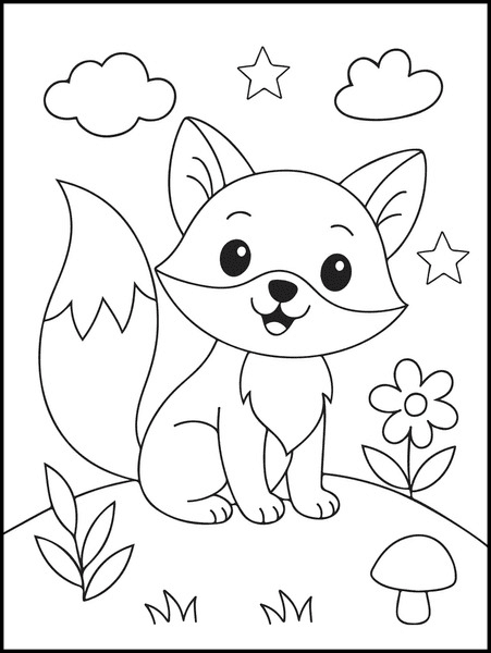 8+ Thousand Coloring Page Fox Royalty-Free Images, Stock Photos ...