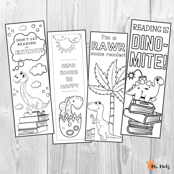 Printable Bookmarks With Quotes to Color | Cute Coloring Bookmark ...
