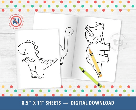 Dinosaur Coloring Pages, Baby Dinosaur Printables, Dinosaur Games ...