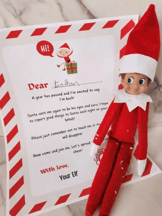 Elf on the Shelf I'm Back FREE Printable (4 Versions!) - Leap of ...