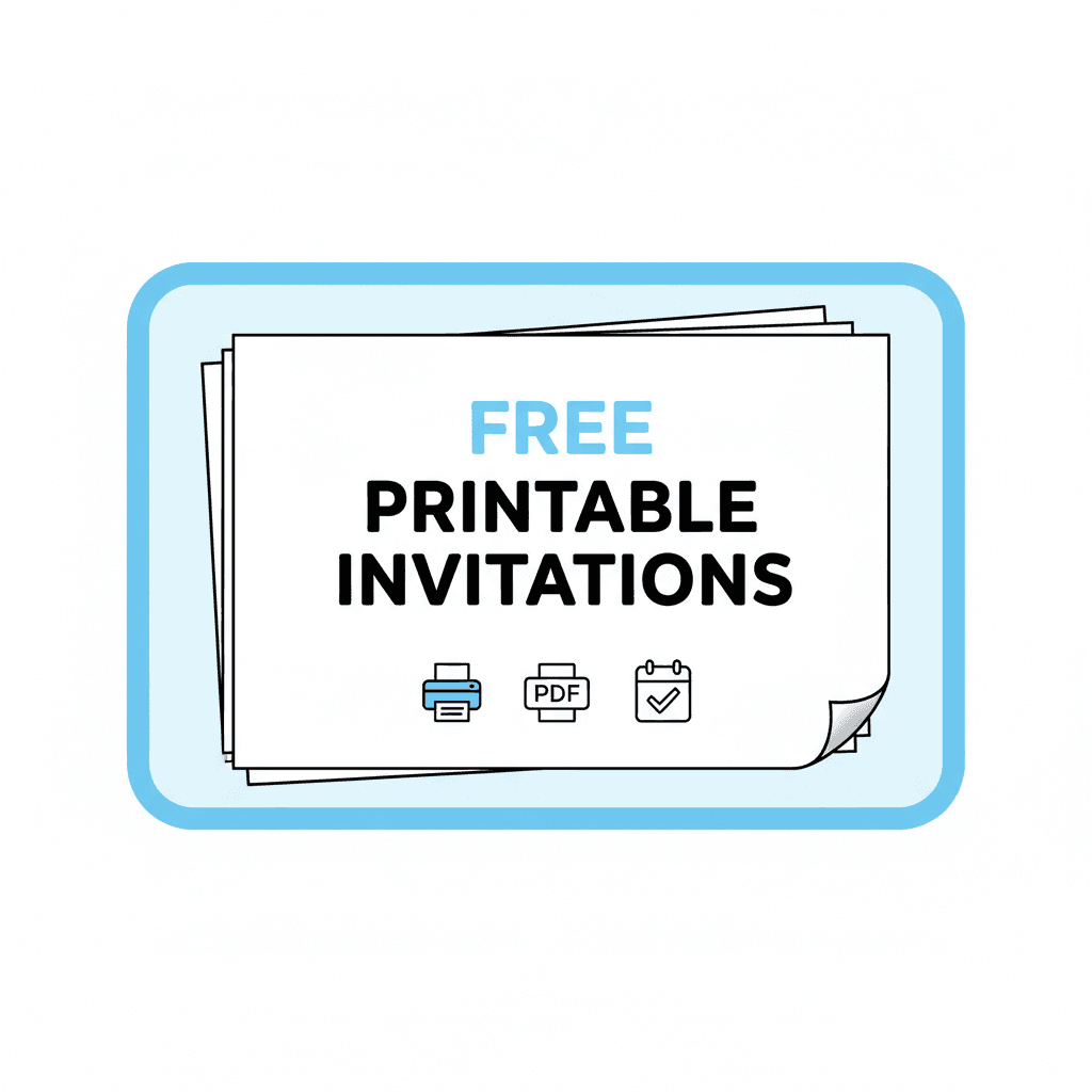 AI Generated: free printable invitations