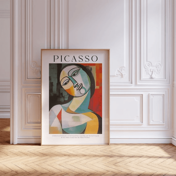 Pablo Picasso Poster, Abstract Vintage Art Print, Minimalist Gift ...