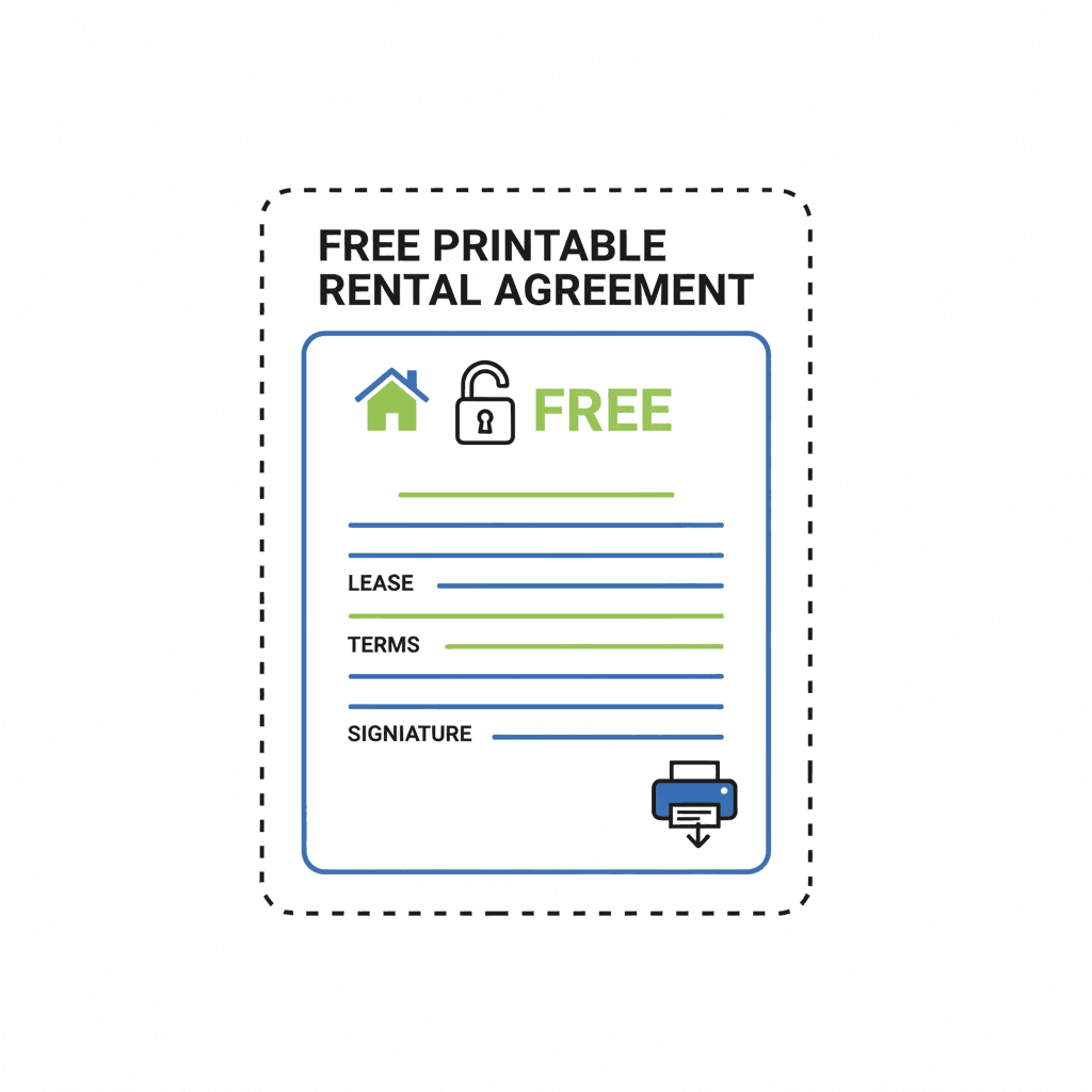 AI Generated: free printable rental agreement