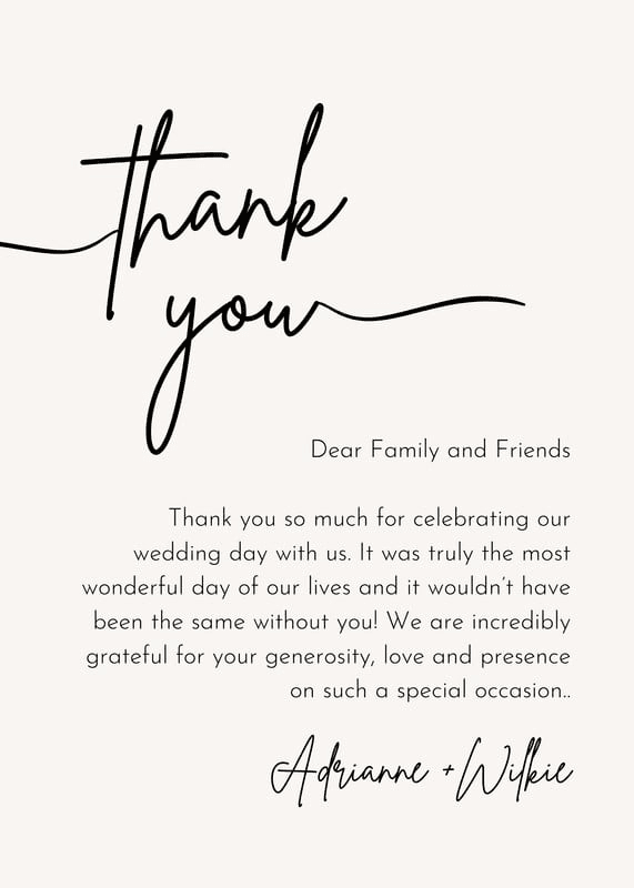 Free, printable funeral thank you card templates to customize | Canva