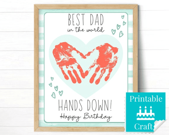 Birthday Card for Dad, Printable Personalized Birthday Gift From ...