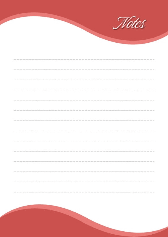 Page 4 - Free, customizable, and printable notepad templates | Canva